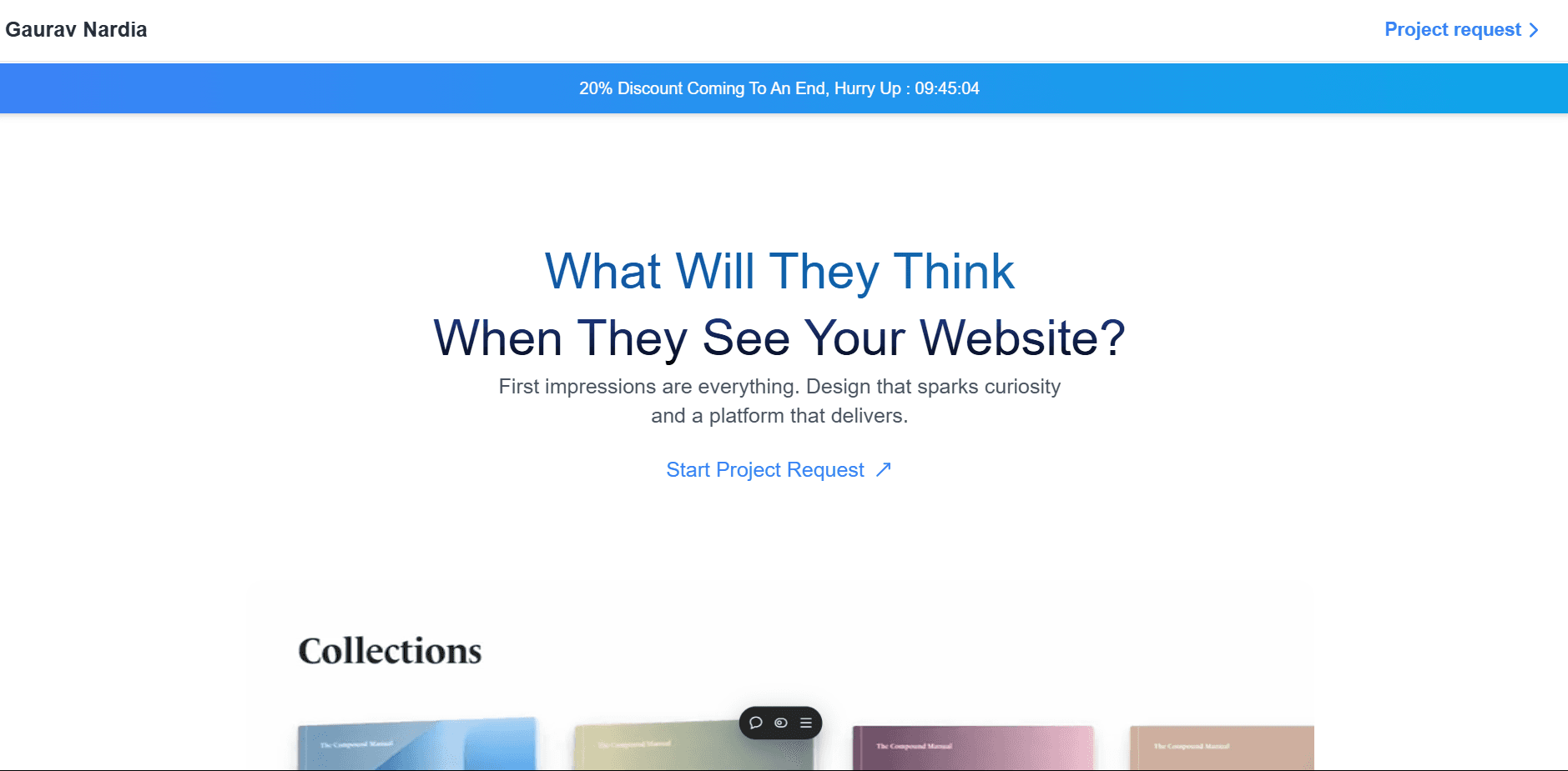 Professional freelance portfolio